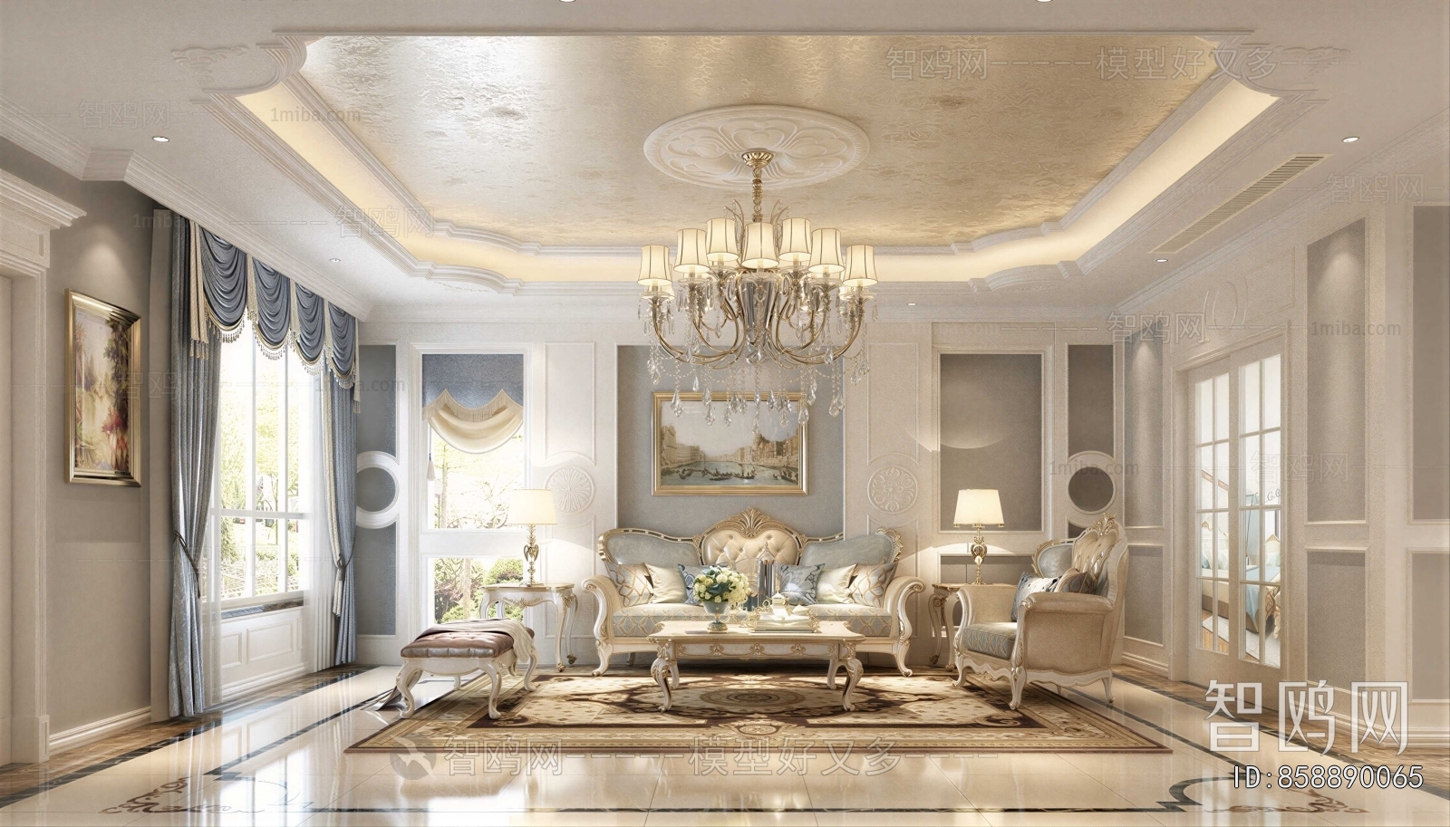 European Style A Living Room