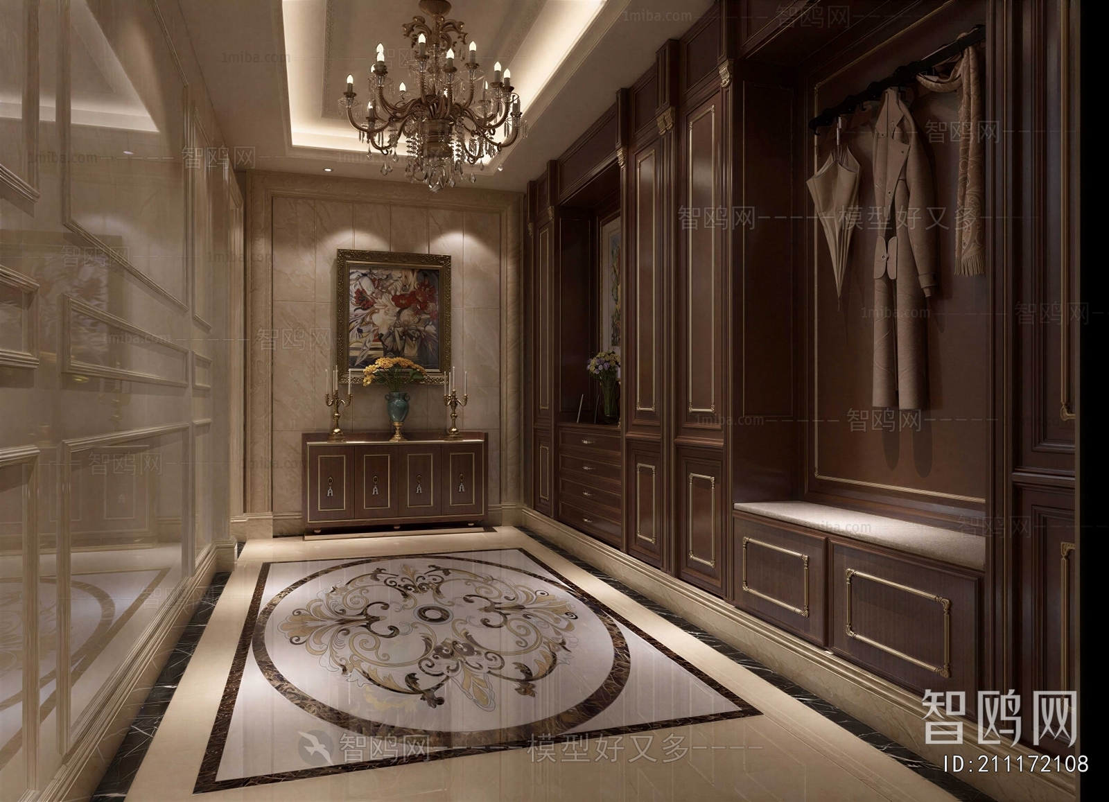 European Style Hallway