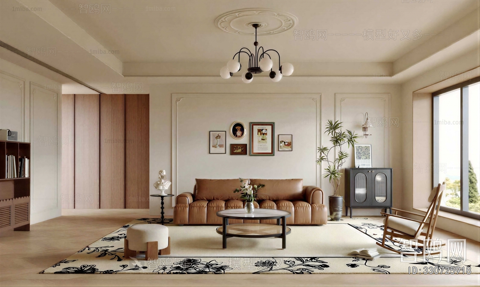 American Style A Living Room