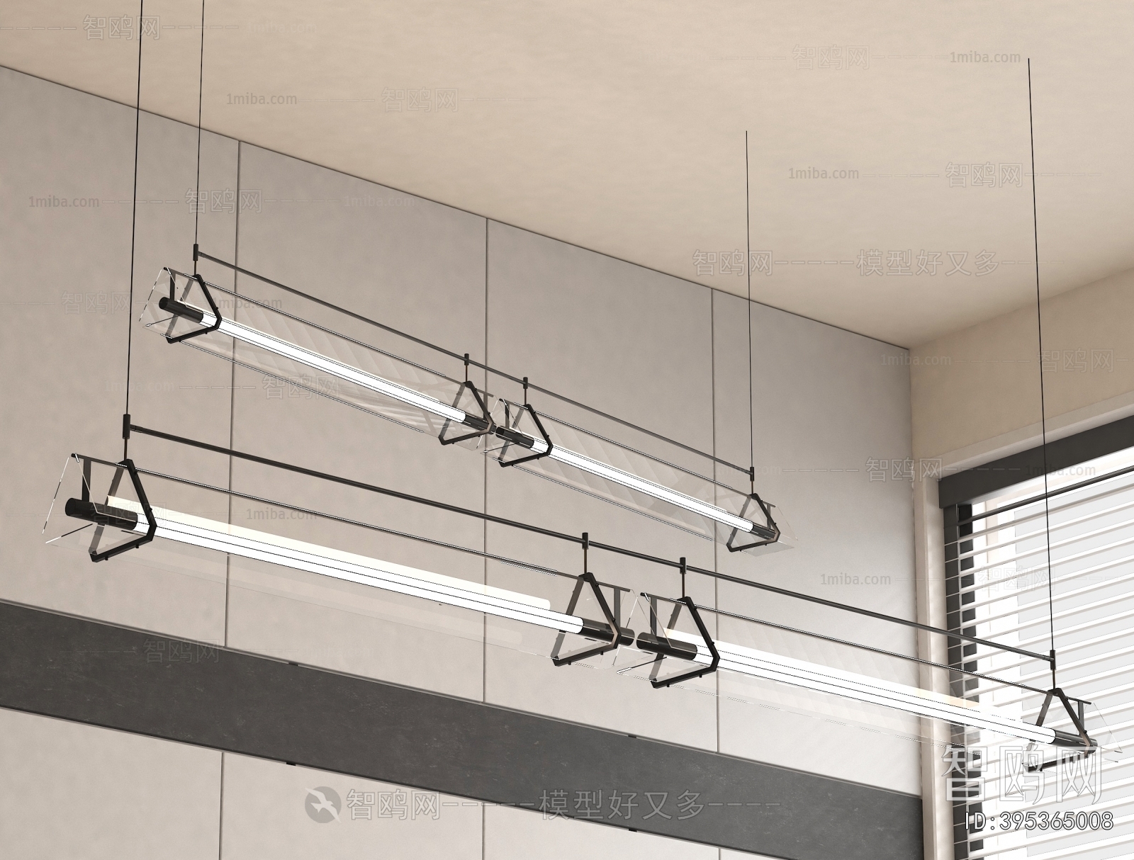 Modern Long Chandelier