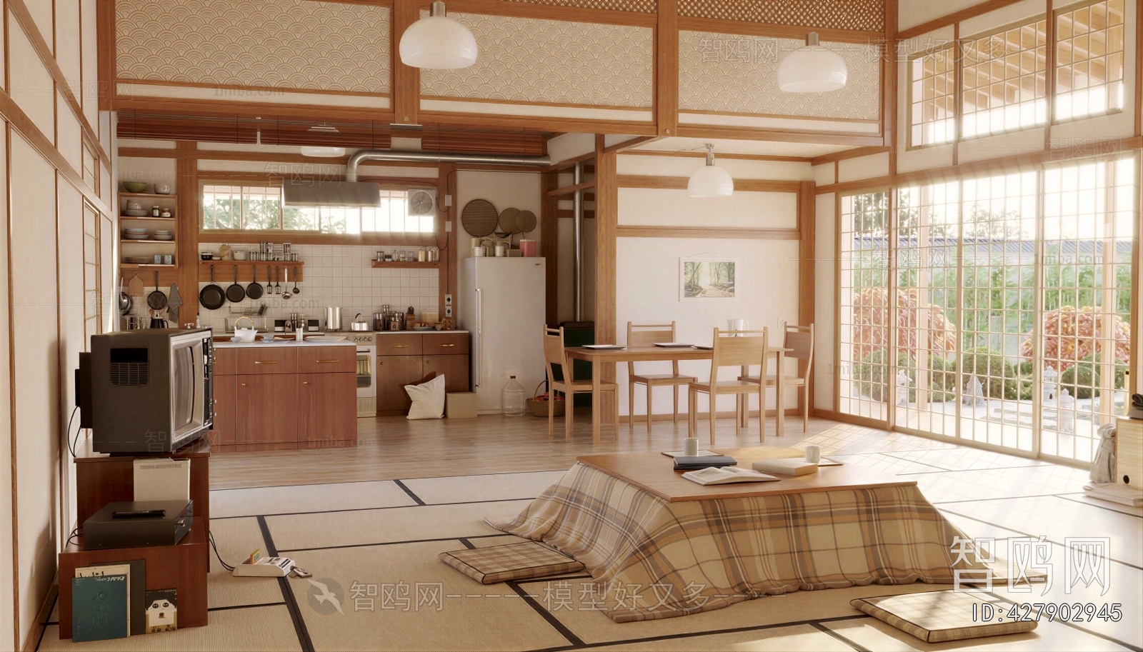 Japanese Style A Living Room