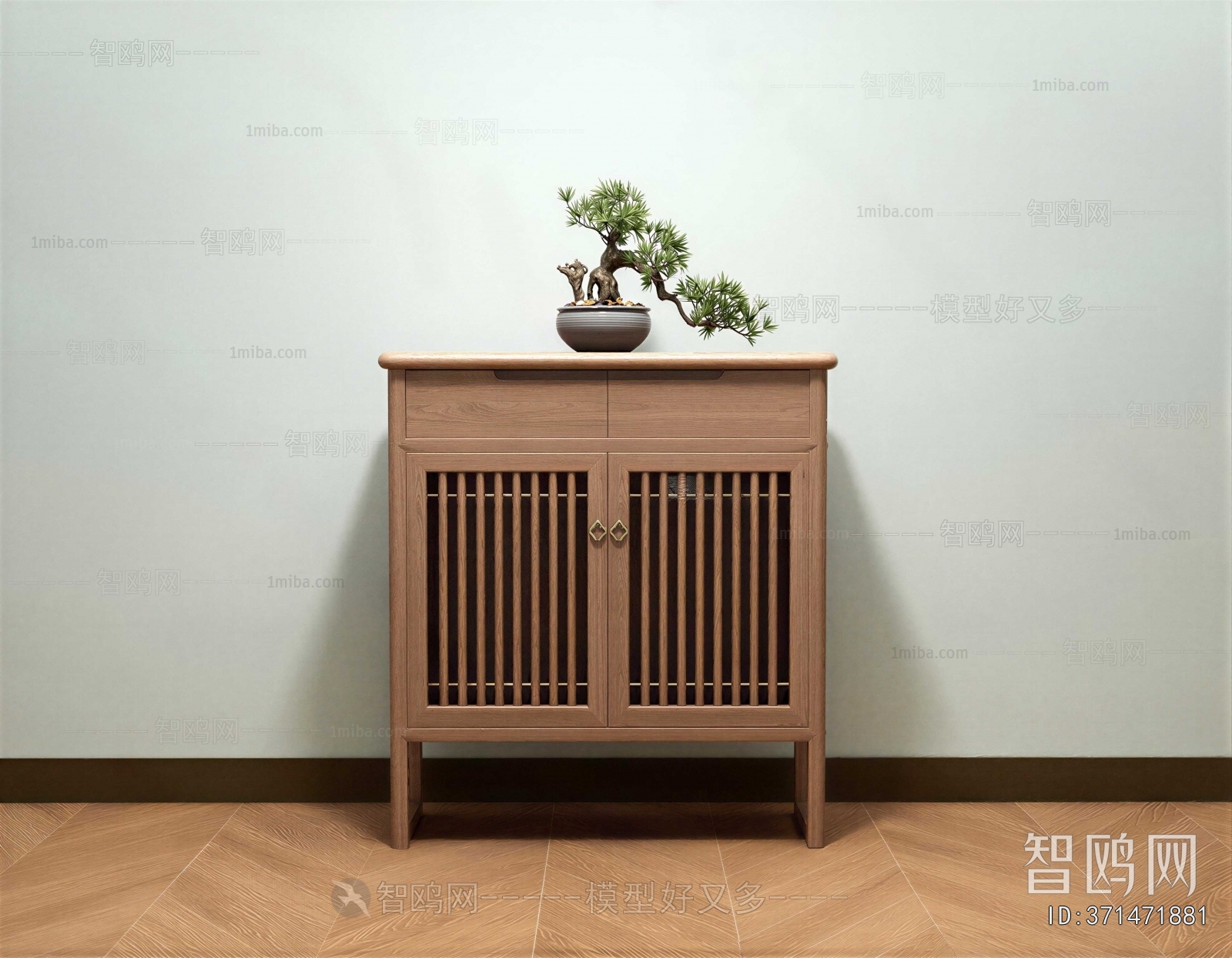 New Chinese Style Entrance Cabinet