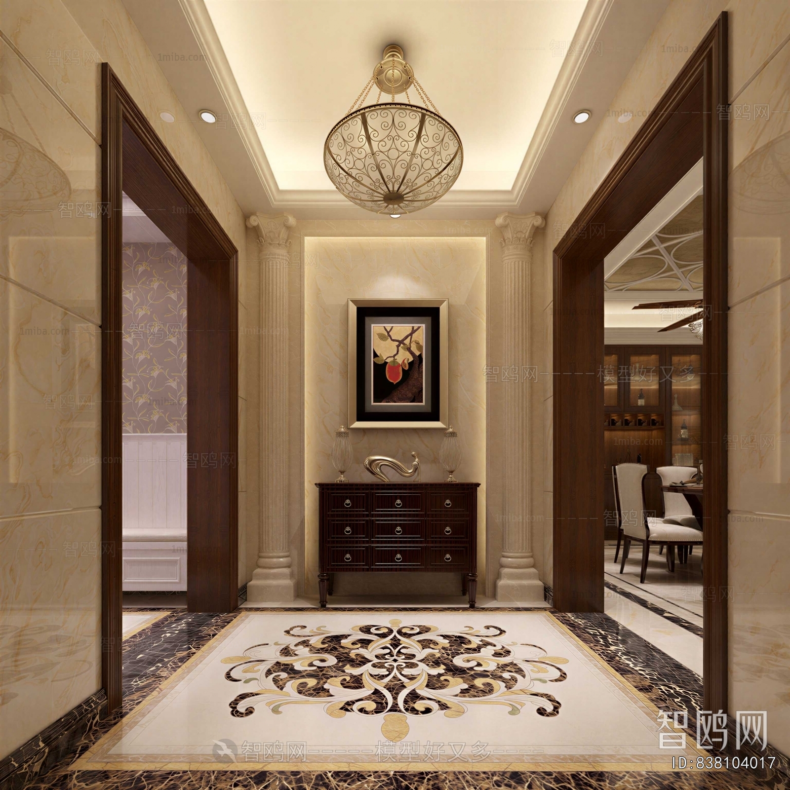 European Style Hallway
