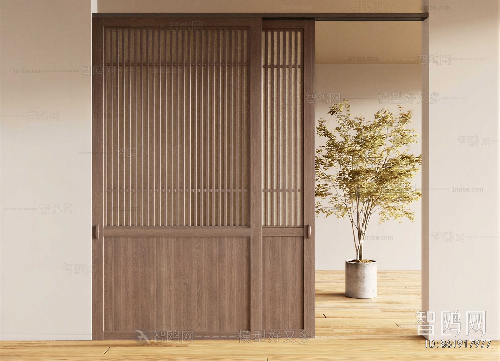 New Chinese Style Sliding Door