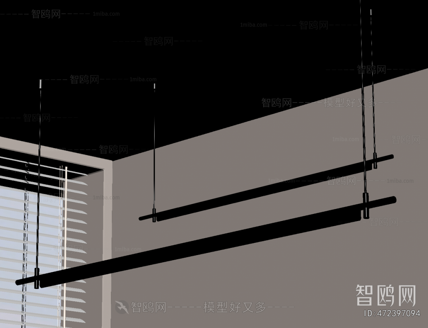 Modern Long Chandelier