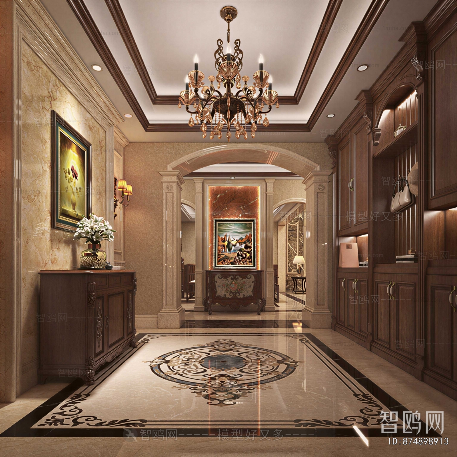 European Style Hallway