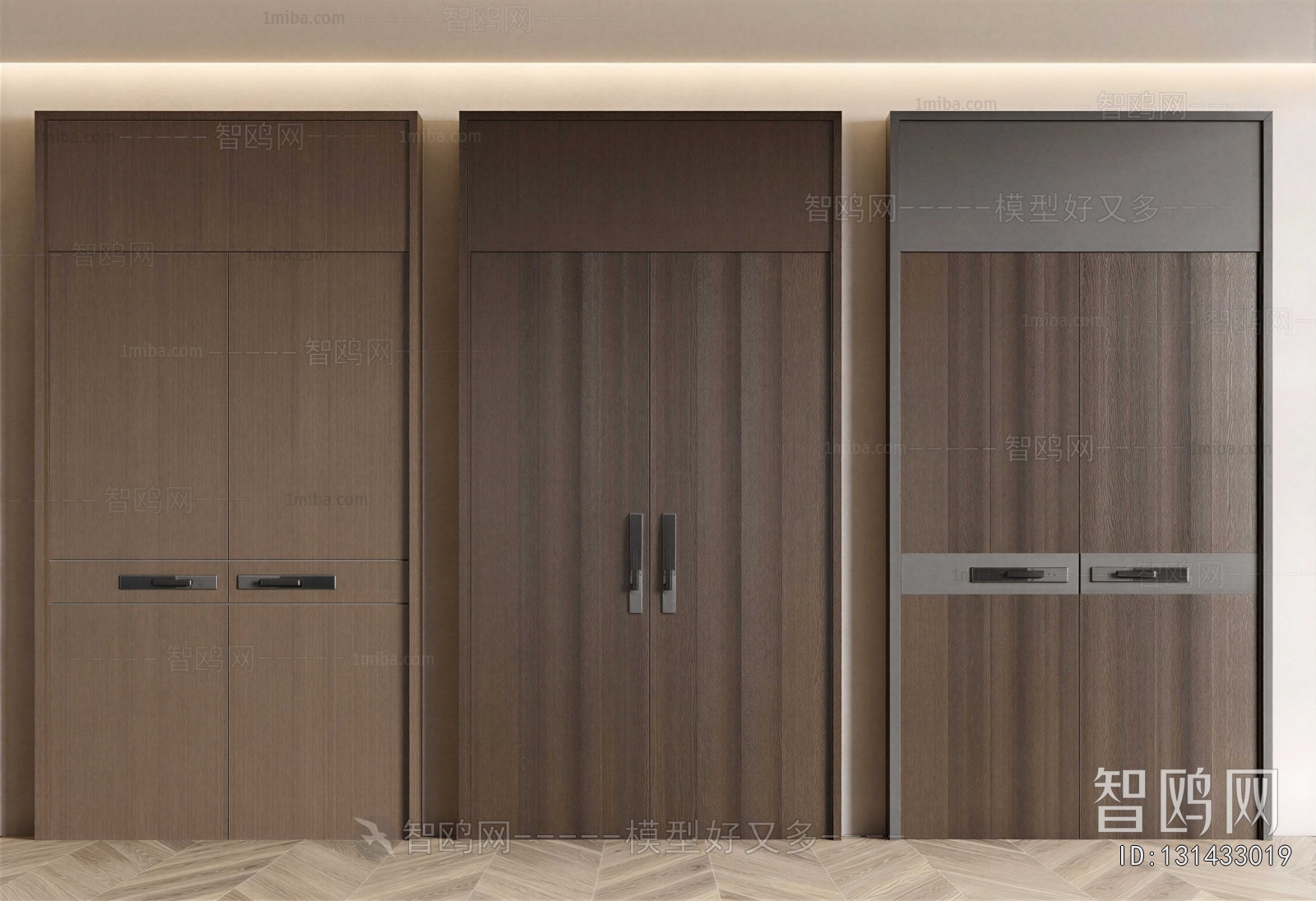 Modern Double Door