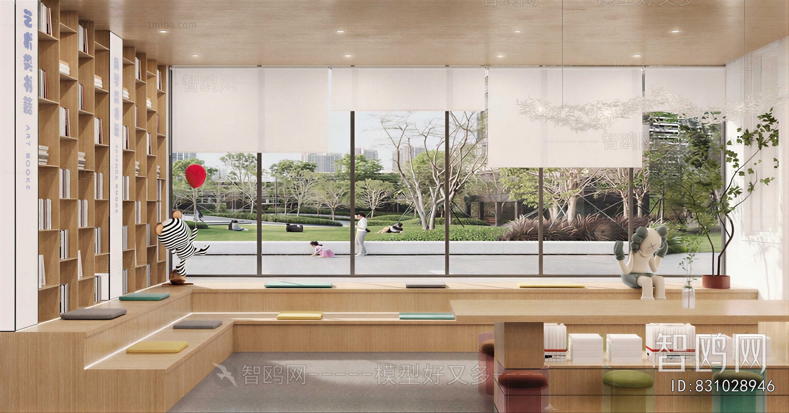 Modern Bookstore Book Bar