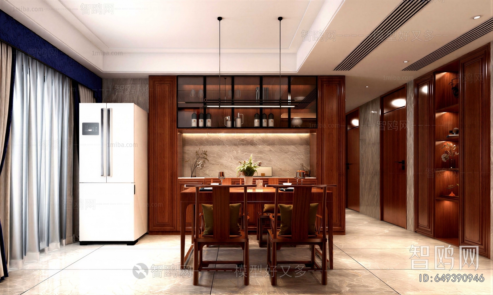 New Chinese Style Dining Room