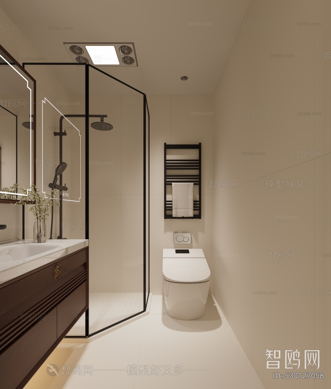 New Chinese Style Bedroom