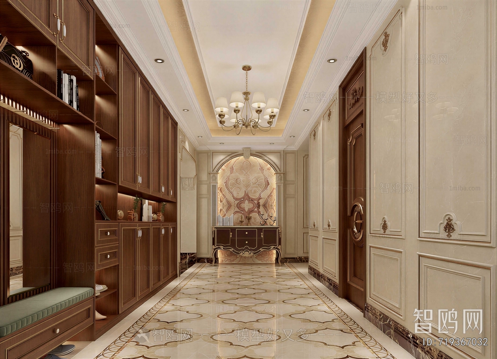 European Style Hallway