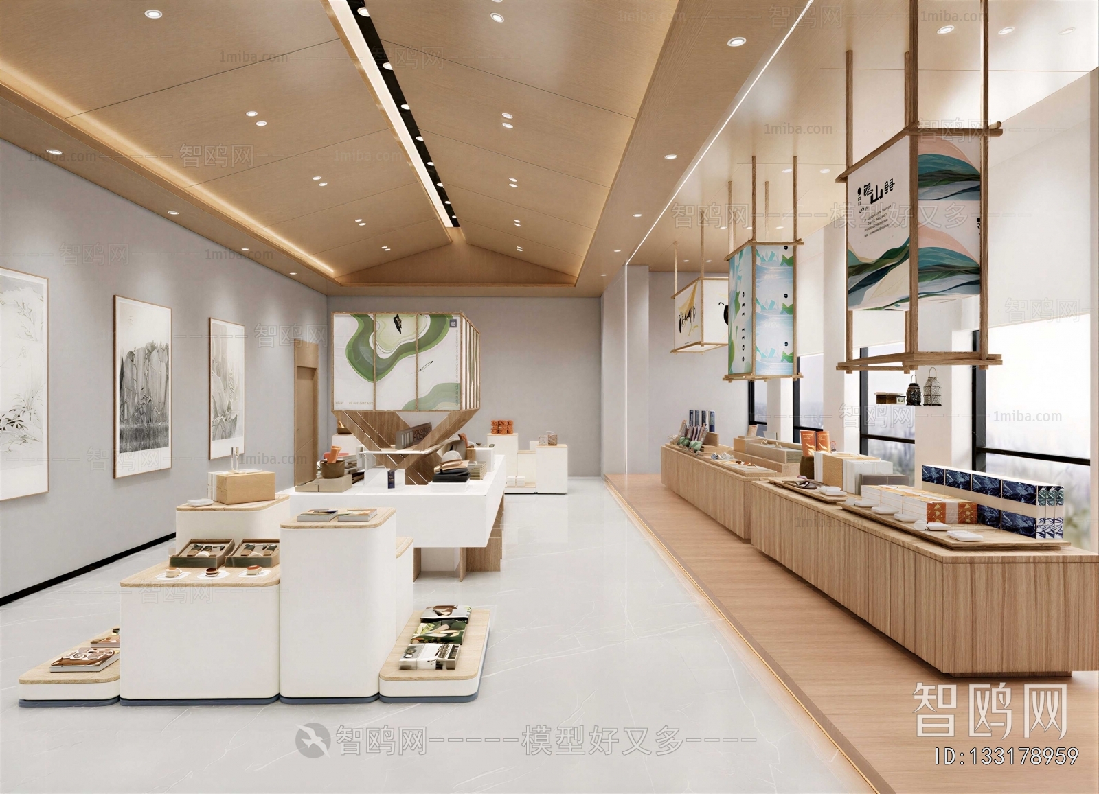 New Chinese Style Exhibition Hall