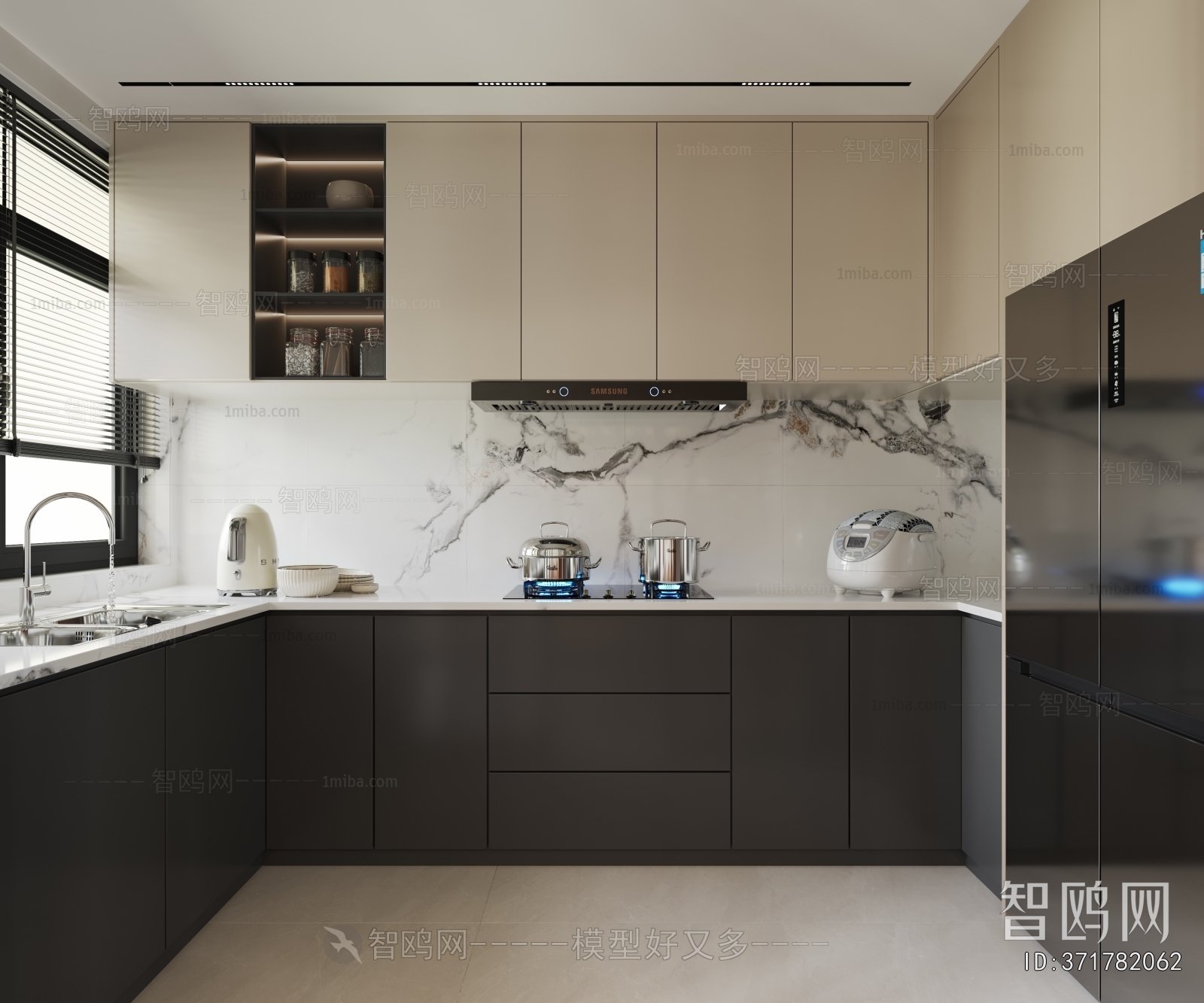 New Chinese Style A Living Room