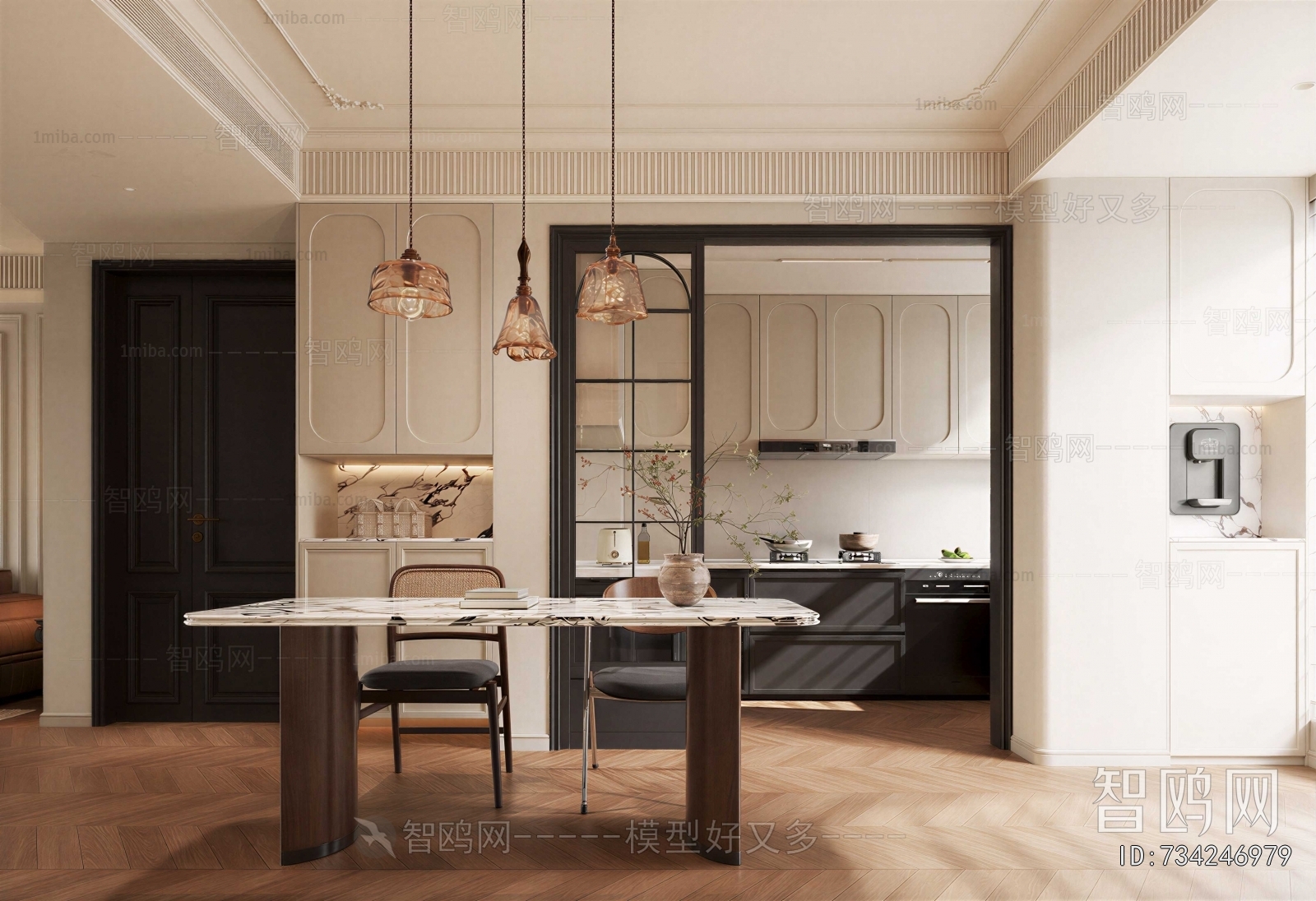 French Style Dining Room