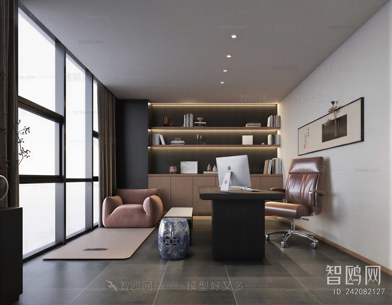 New Chinese Style Manager's Office