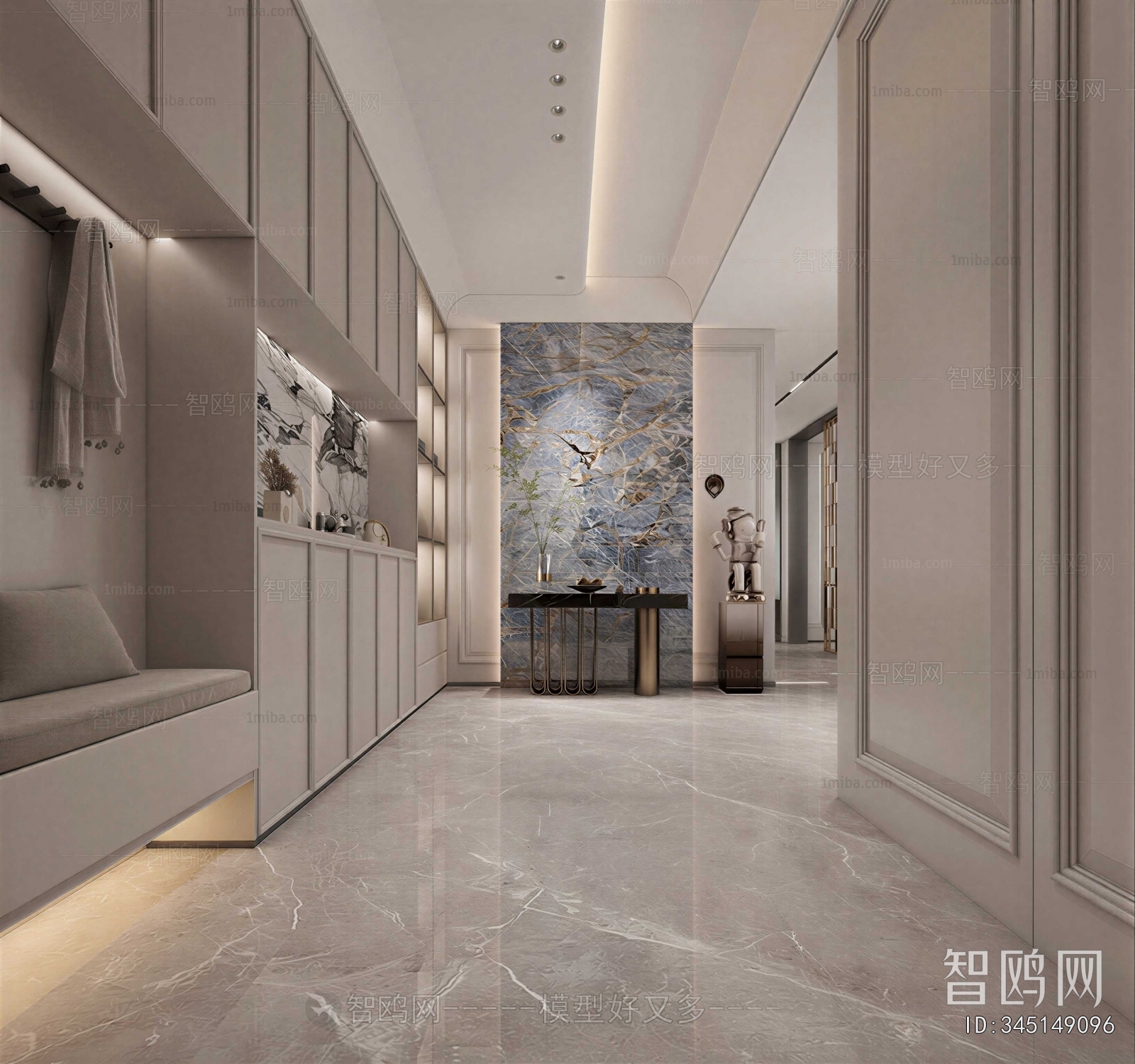 New Chinese Style Hallway