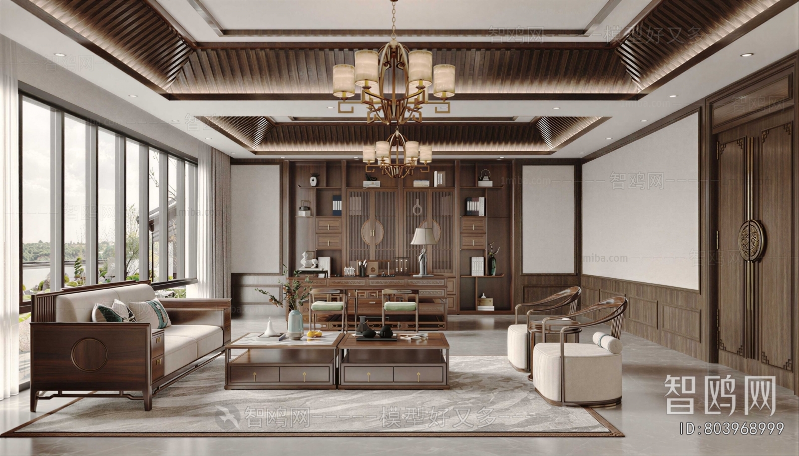 New Chinese Style Manager's Office