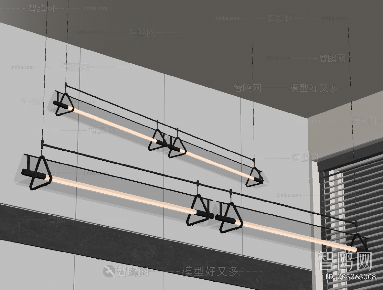 Modern Long Chandelier