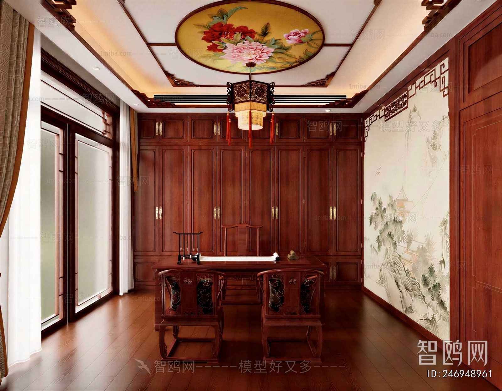 Chinese Style Study Space
