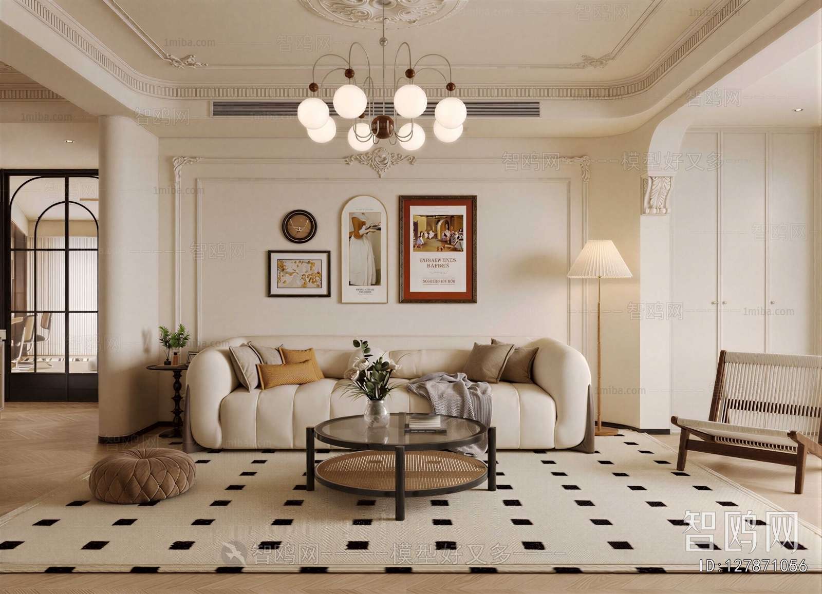 French Style A Living Room