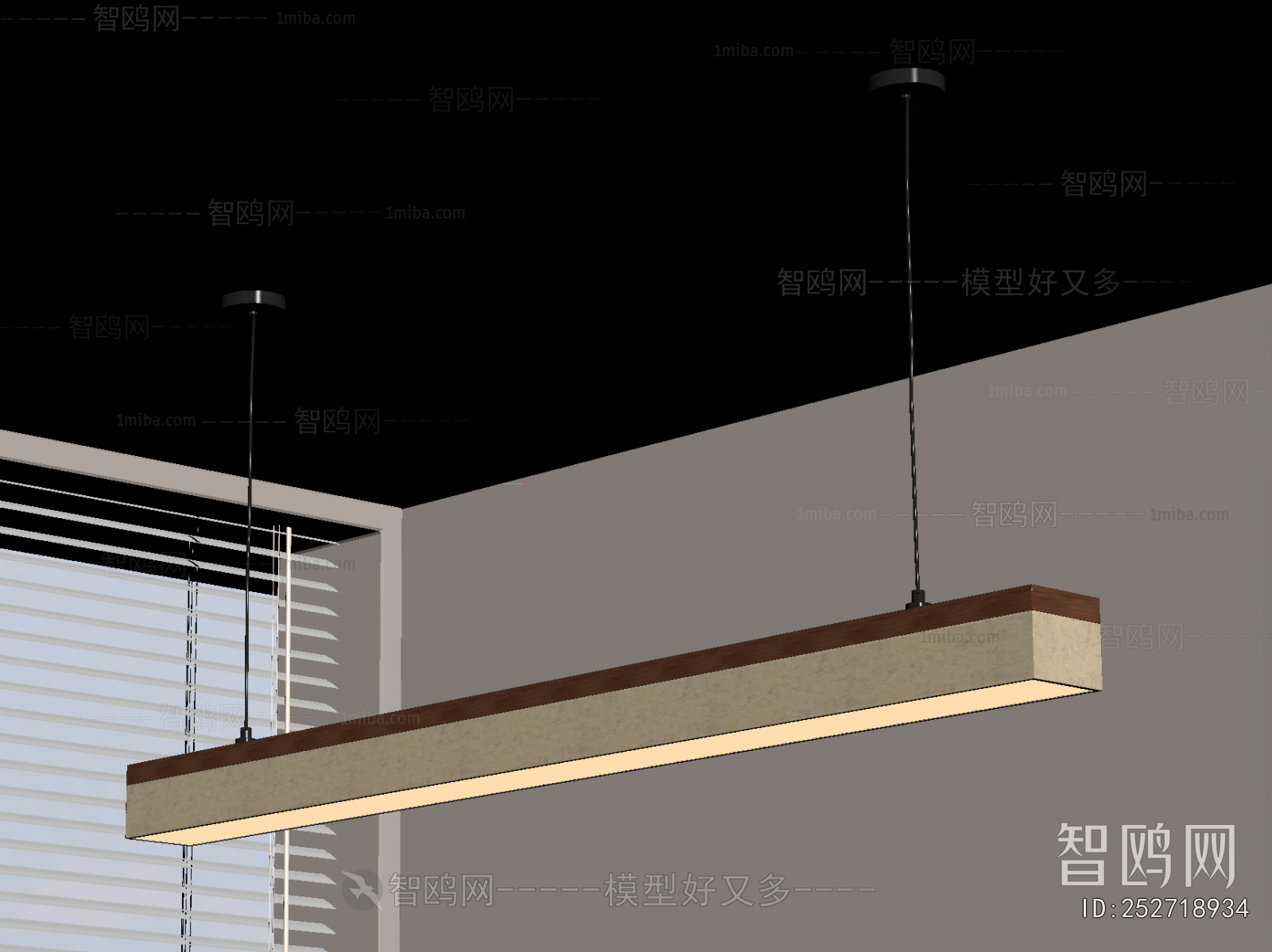 Modern Long Chandelier