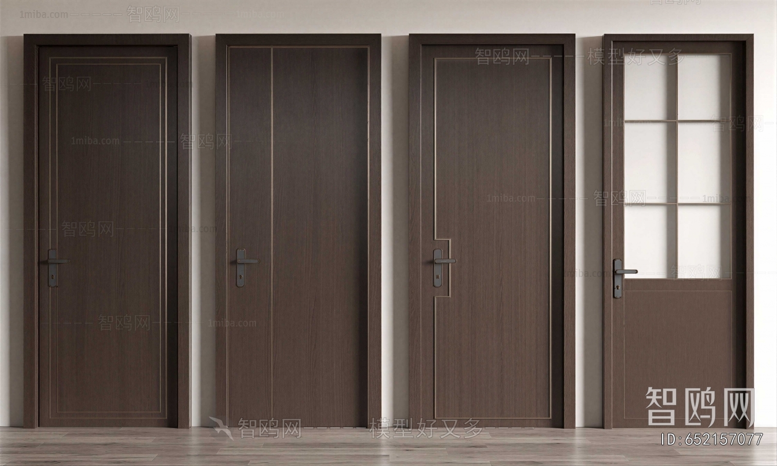 New Chinese Style Single Door