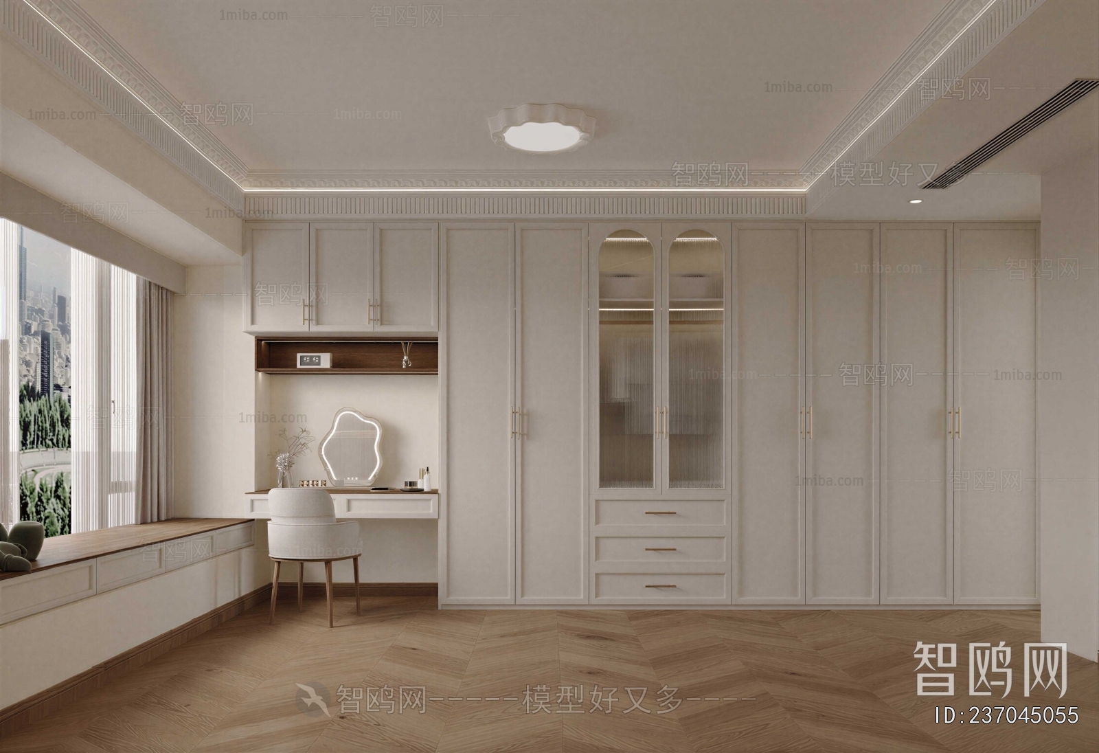 Modern Clothes Storage Area