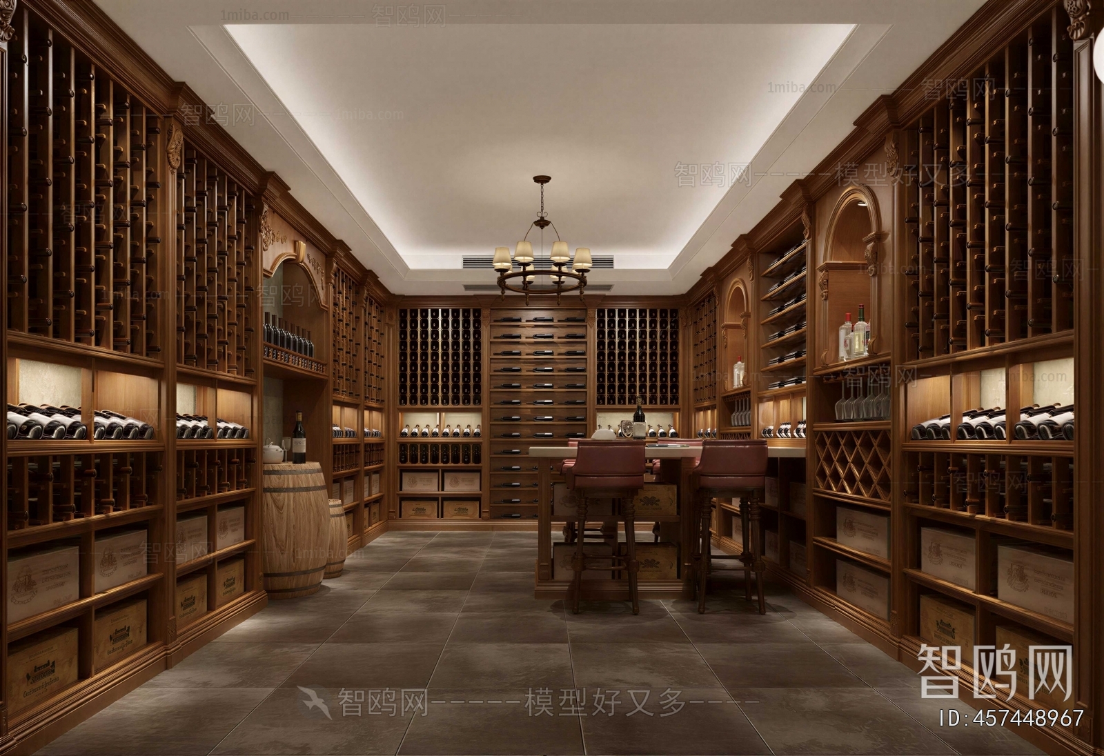 American Style Wine Cellar/Wine Tasting Room