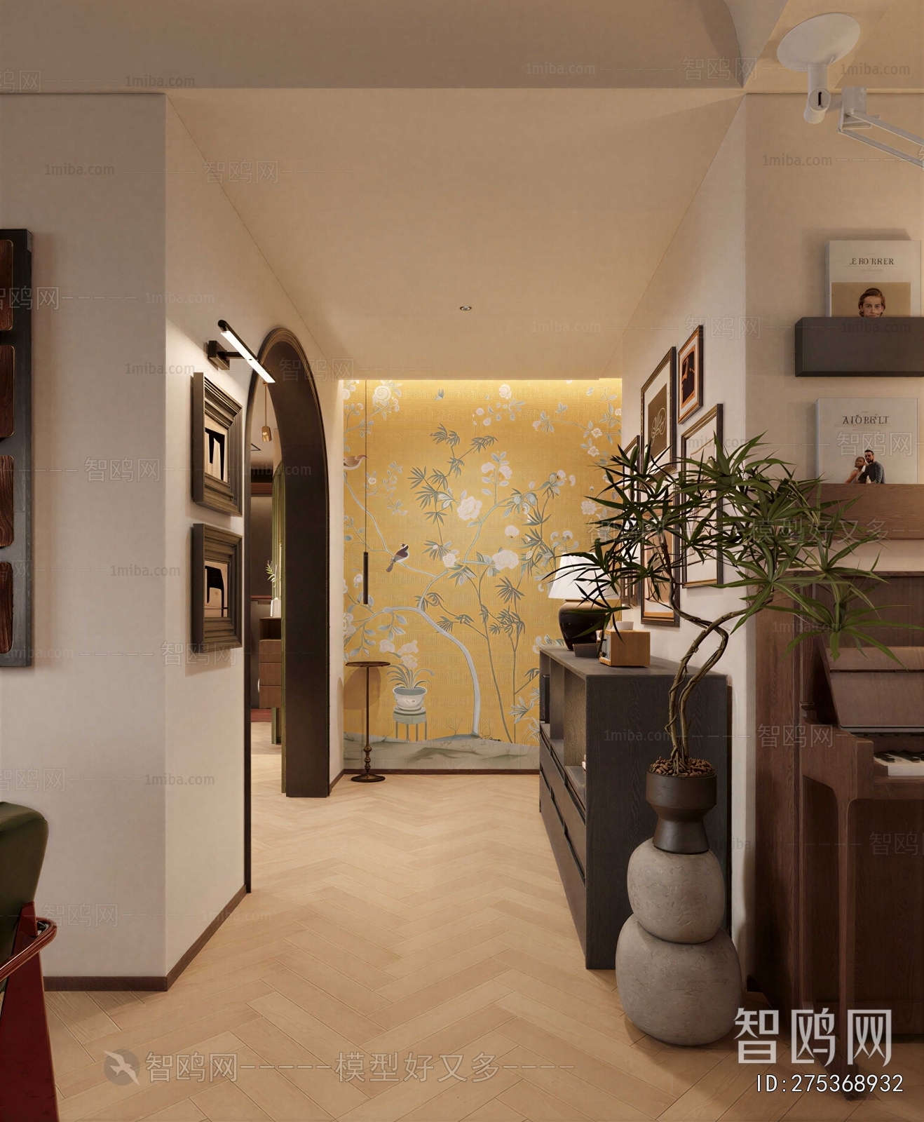 New Chinese Style Hallway