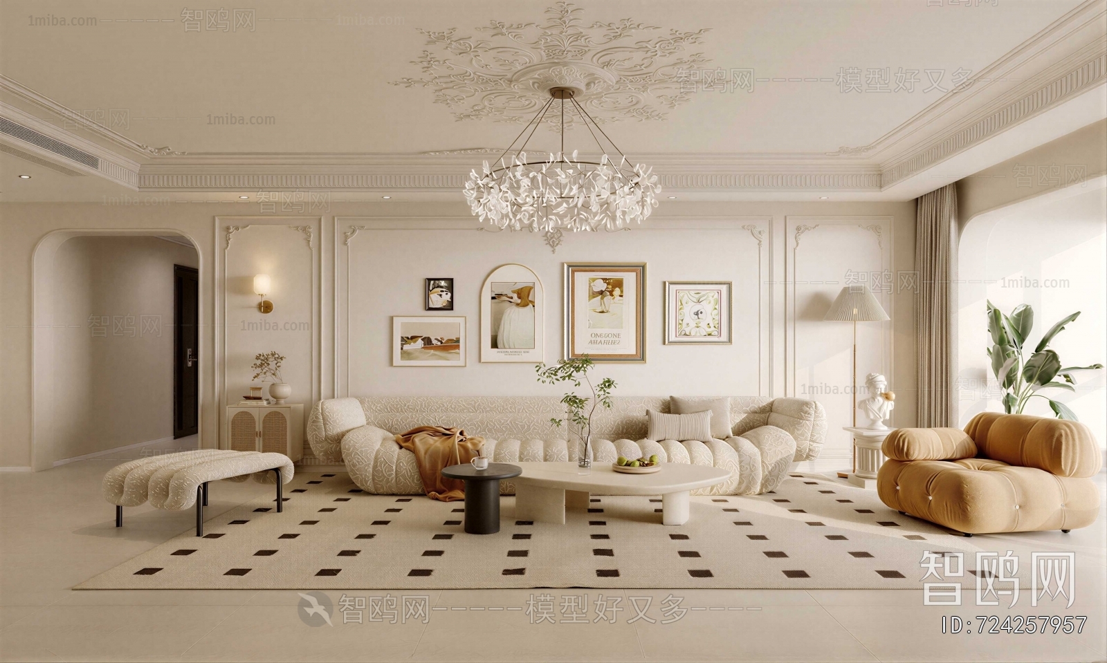 French Style A Living Room