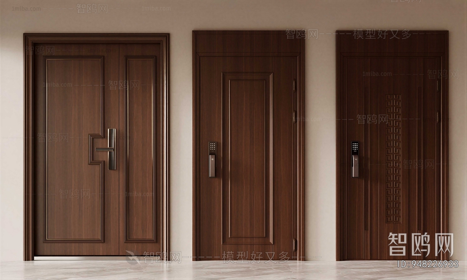 New Chinese Style Entrance Door