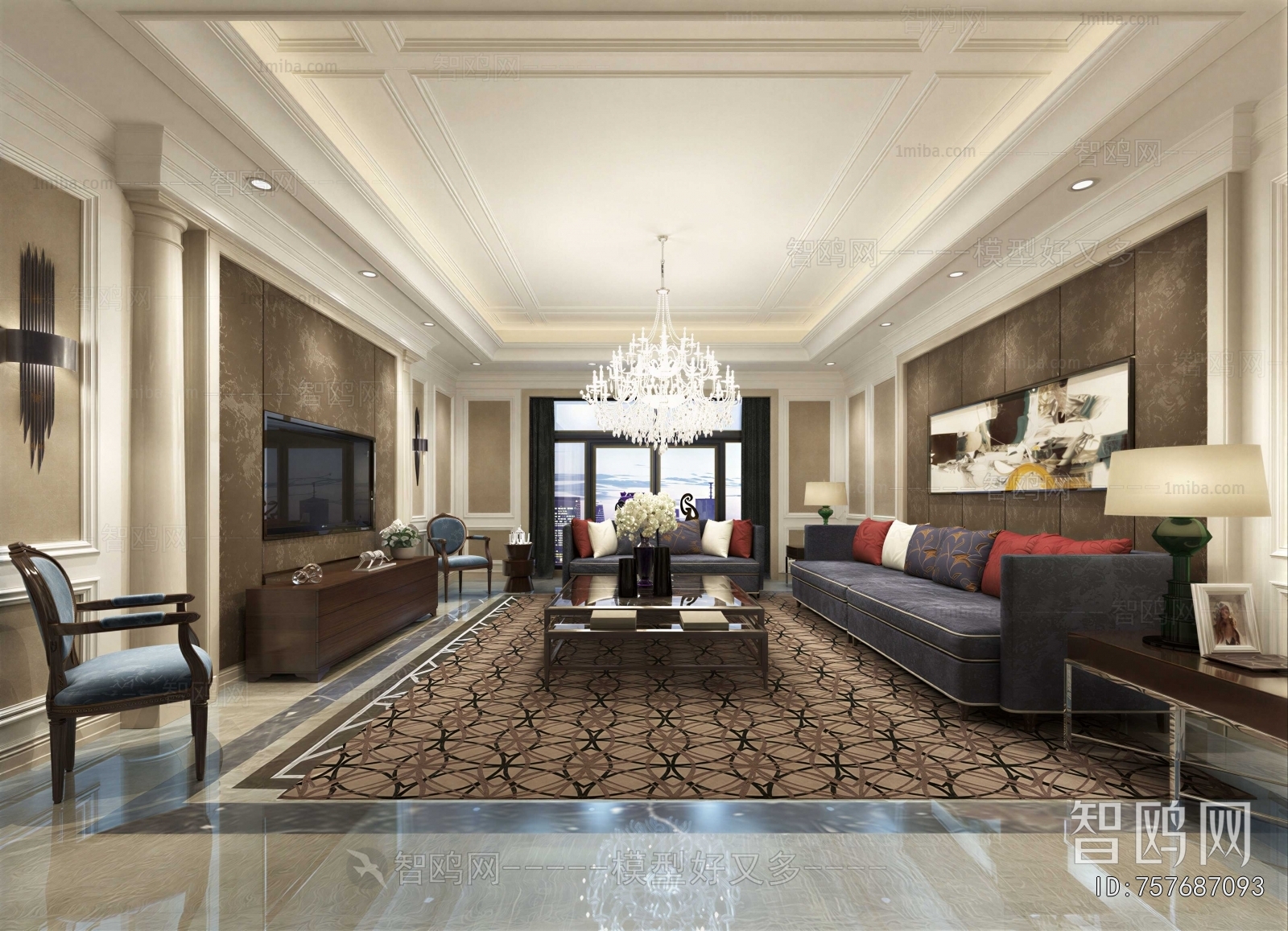 European Style A Living Room