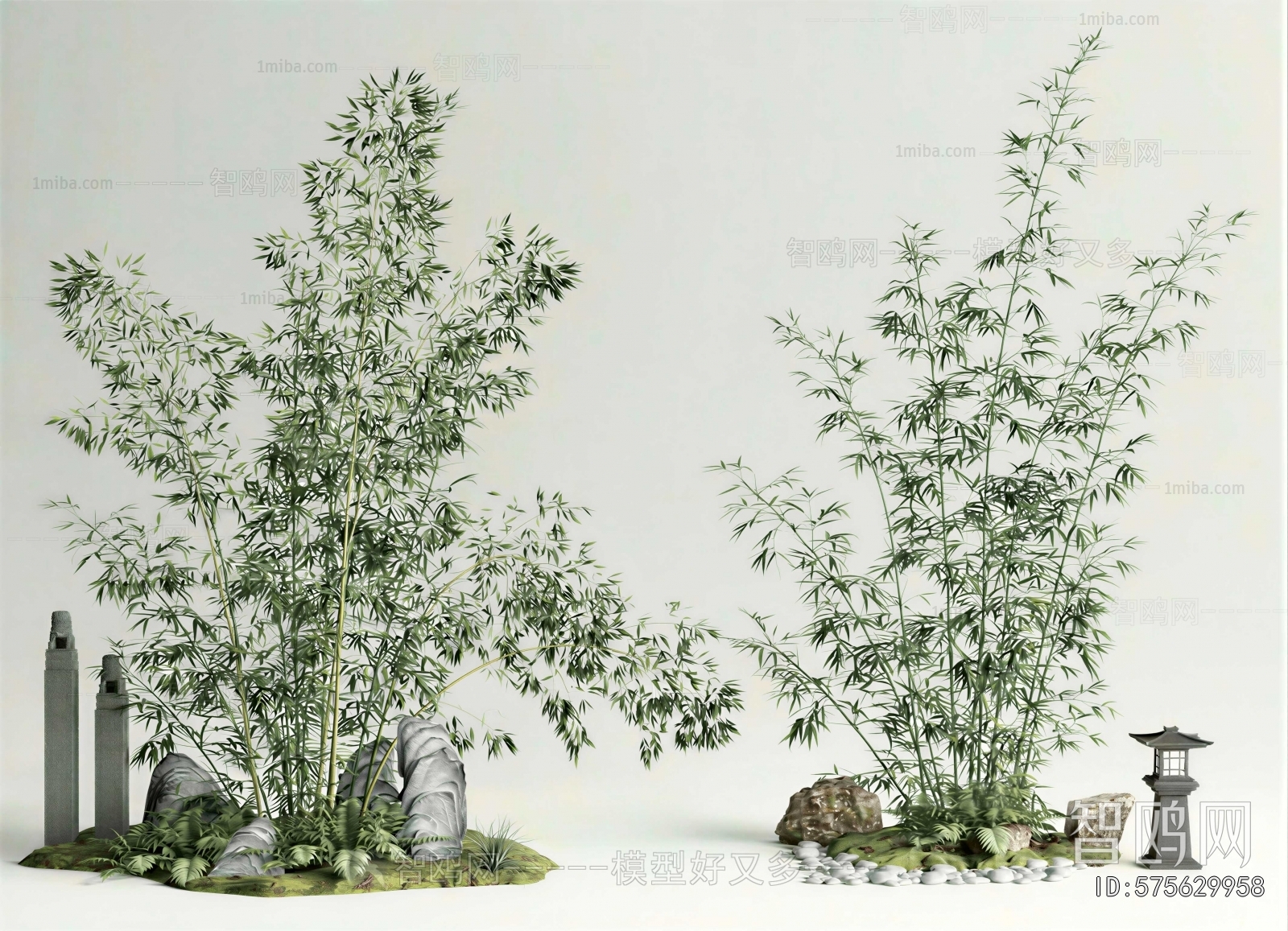 New Chinese Style Plant Landscaping