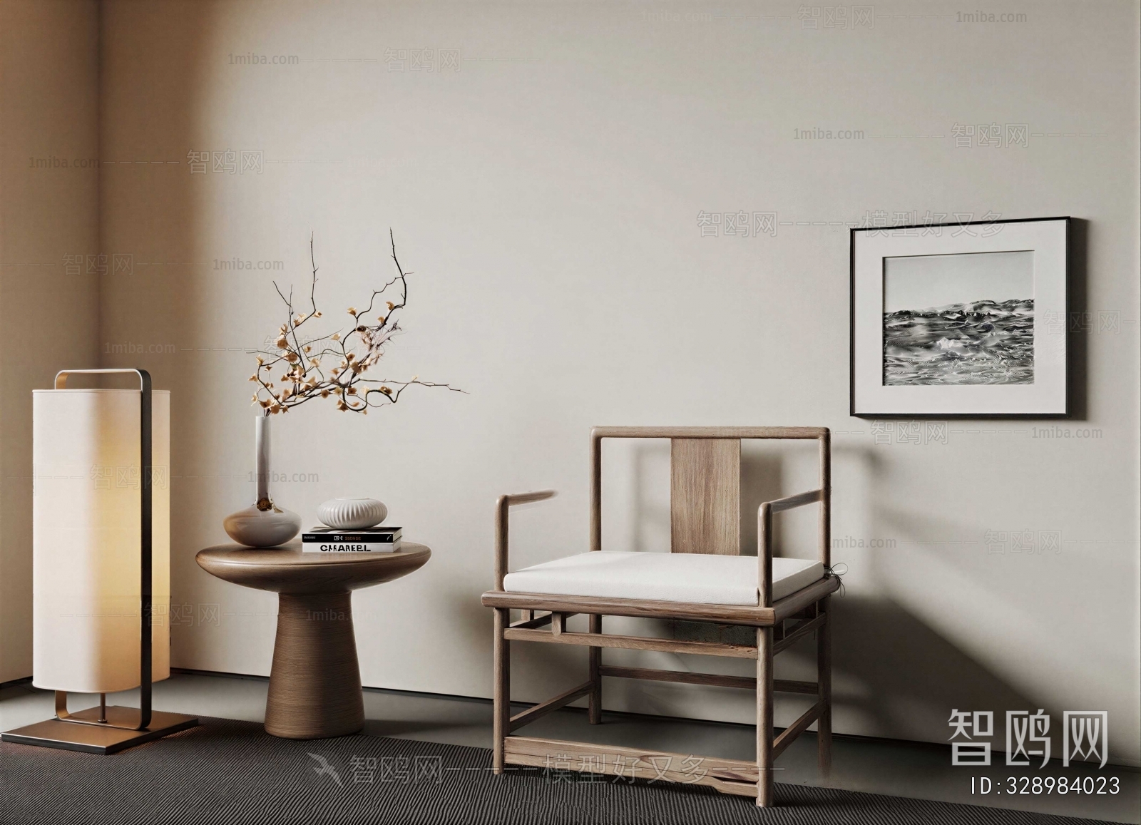 New Chinese Style Lounge Chair