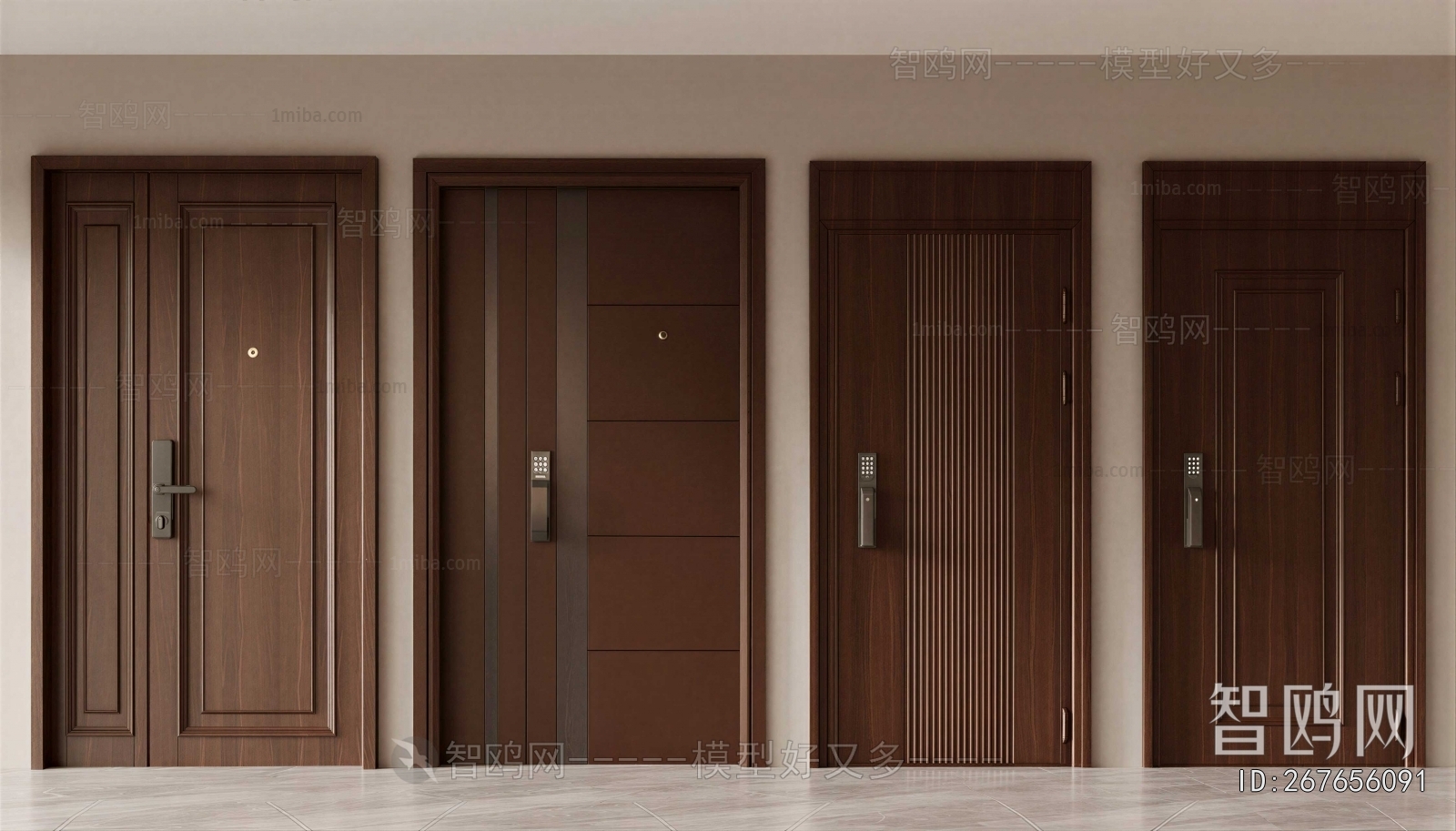 New Chinese Style Entrance Door