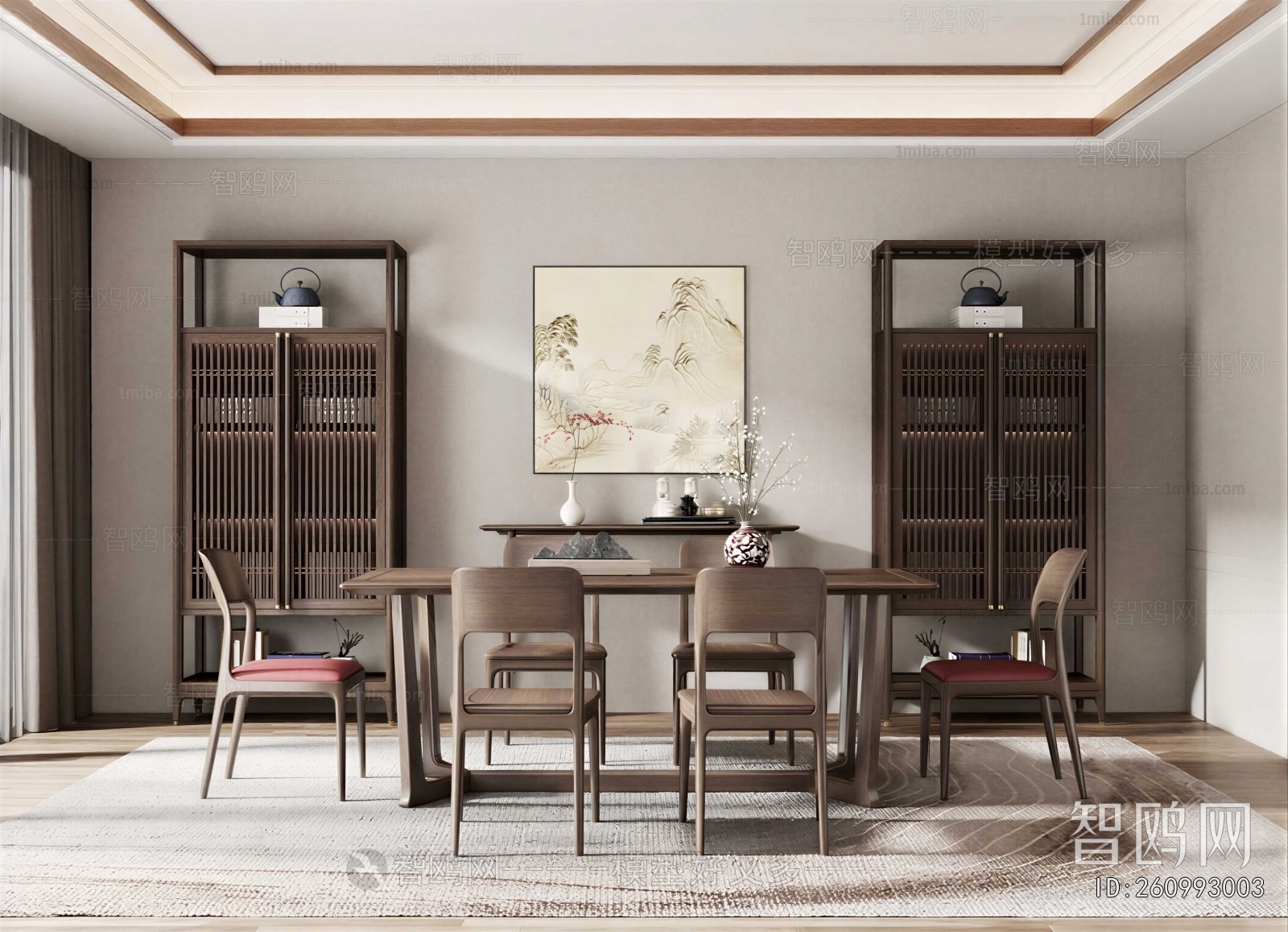 New Chinese Style Dining Room