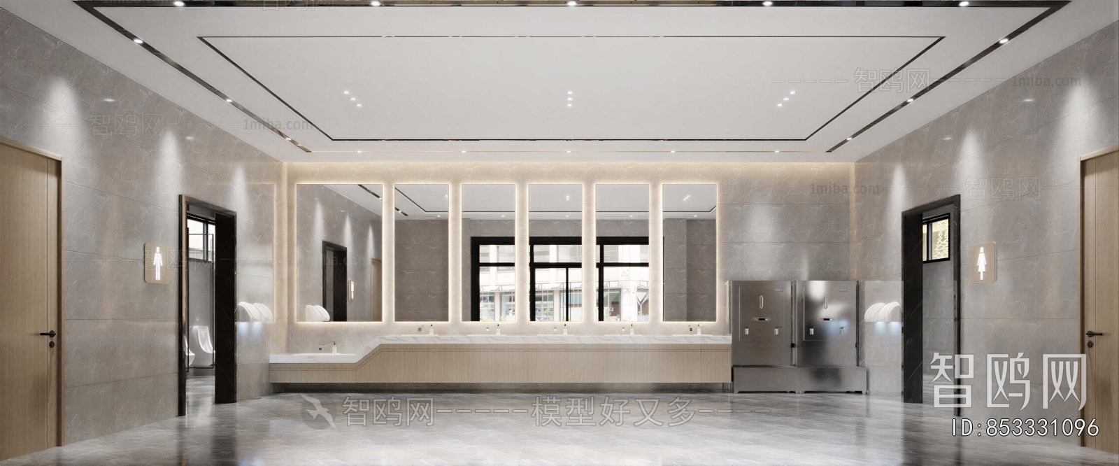 Modern Public Toilet