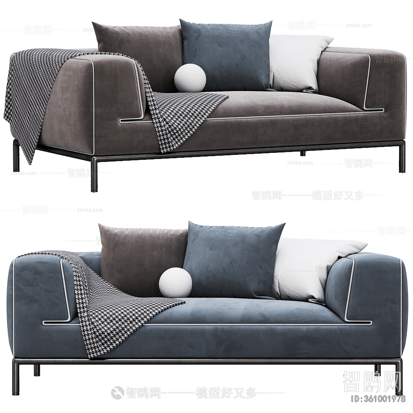 Modern Multi Person Sofa