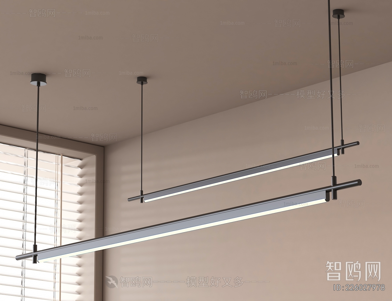 Modern Long Chandelier