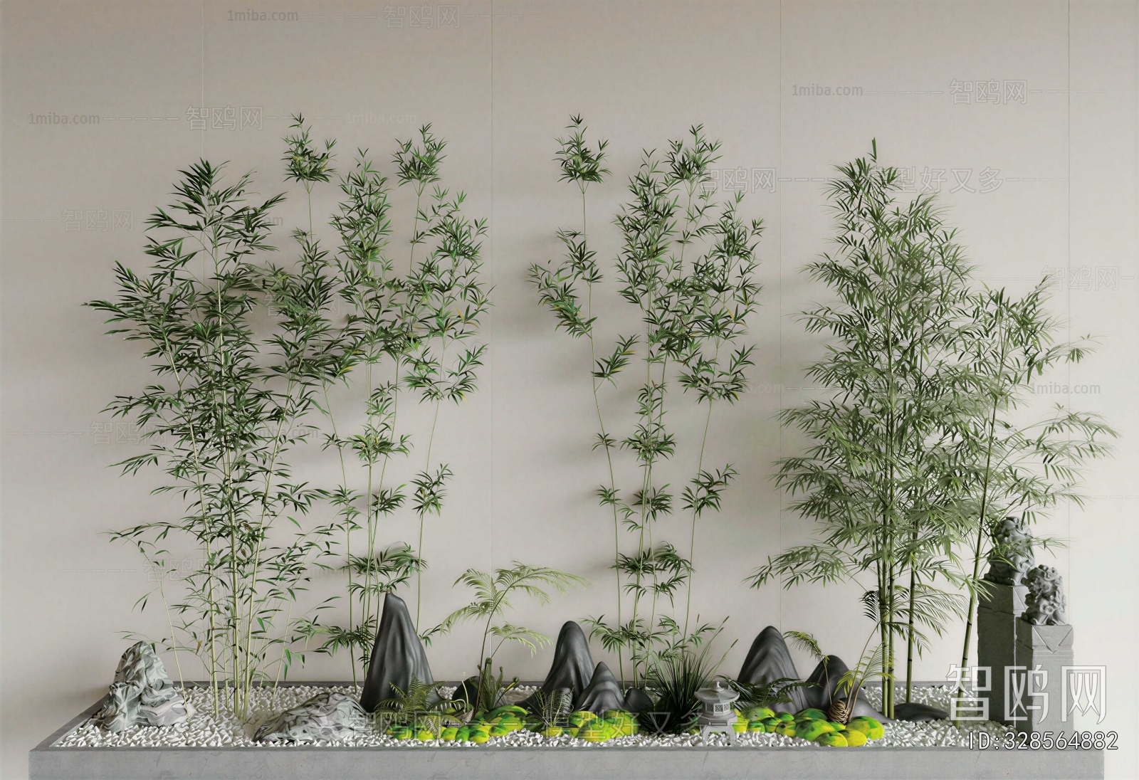 New Chinese Style Plant Landscaping