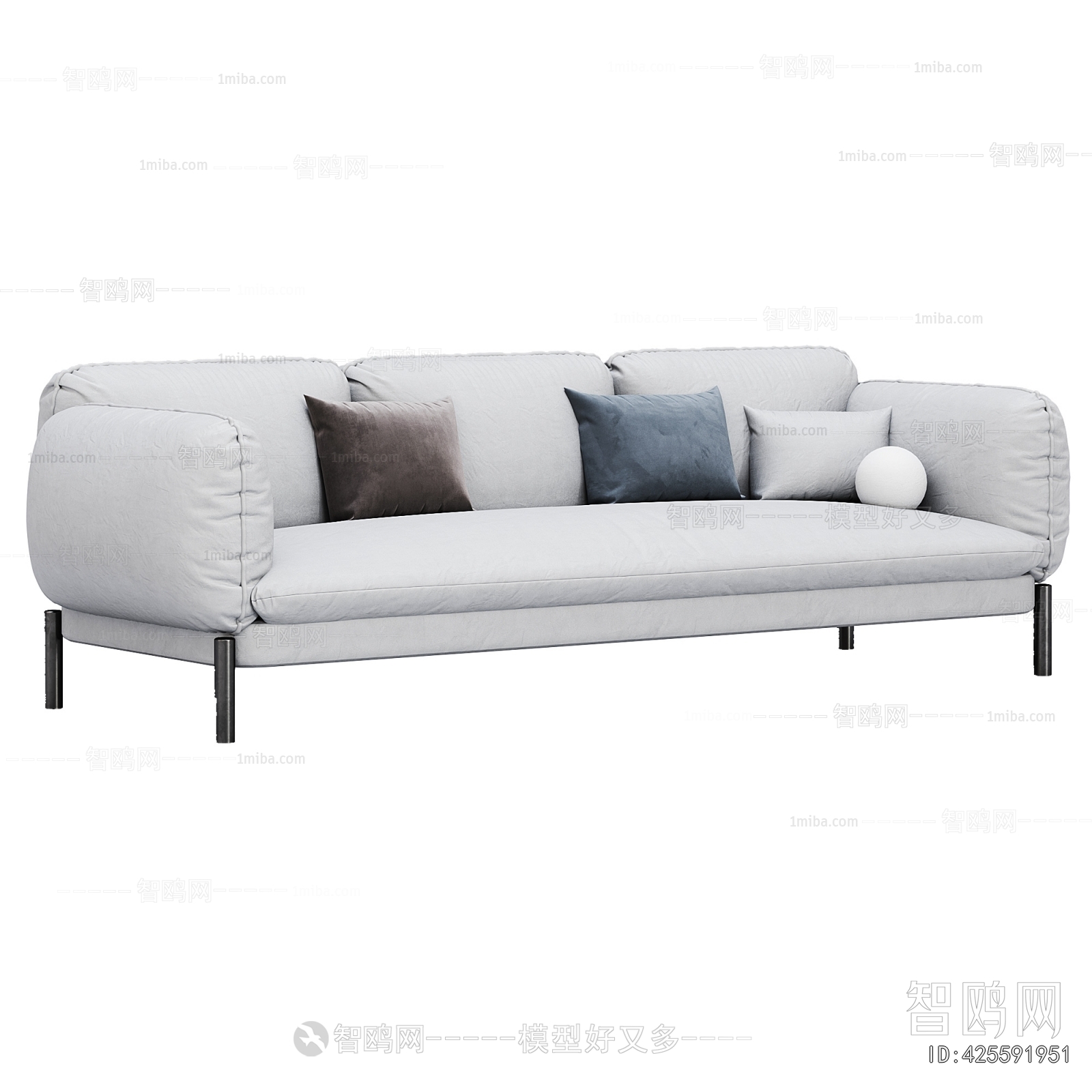 Modern Multi Person Sofa