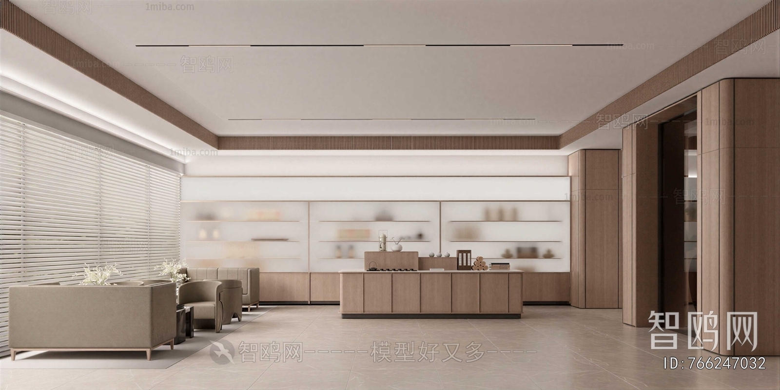 New Chinese Style Reception Room