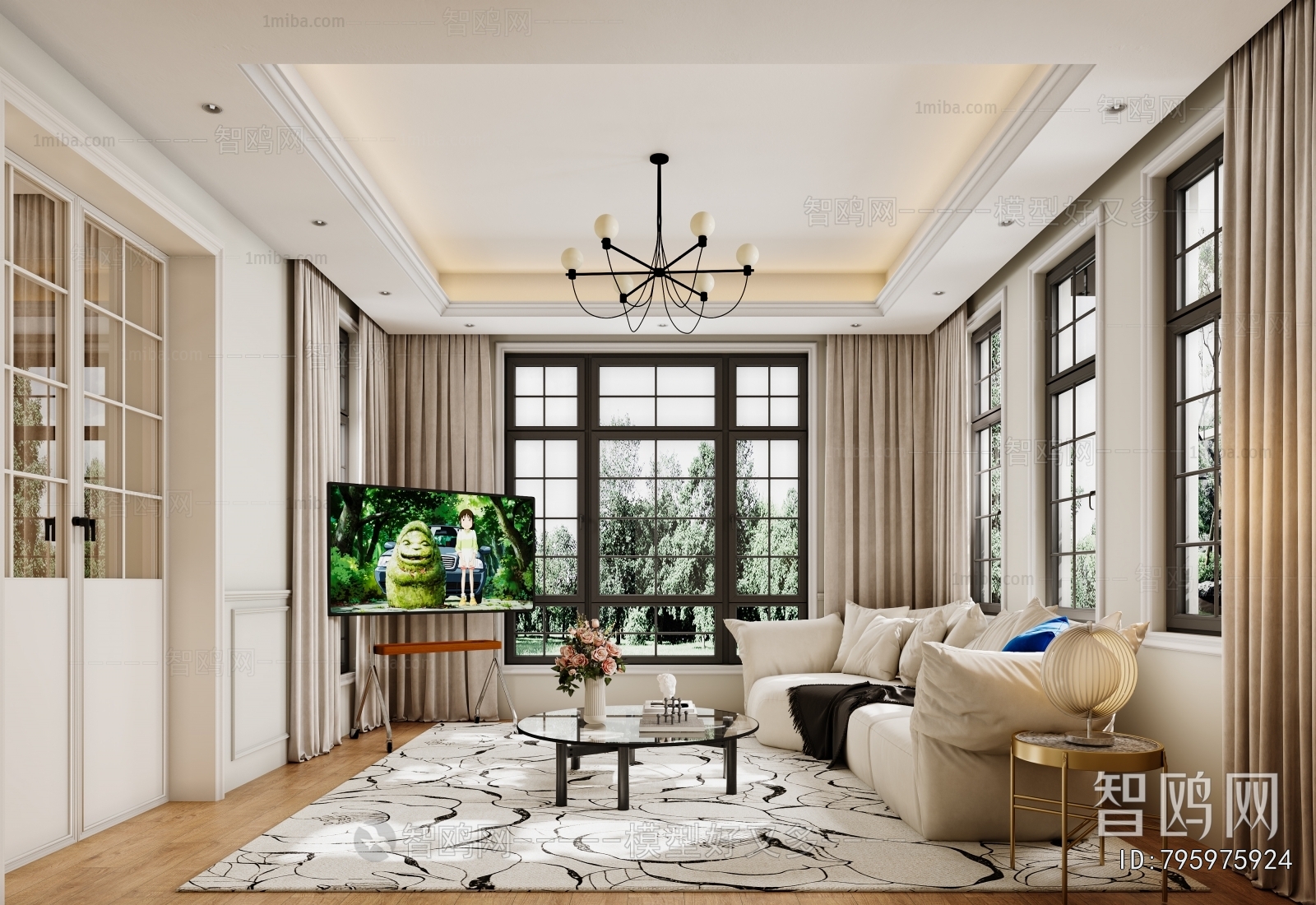 French Style A Living Room