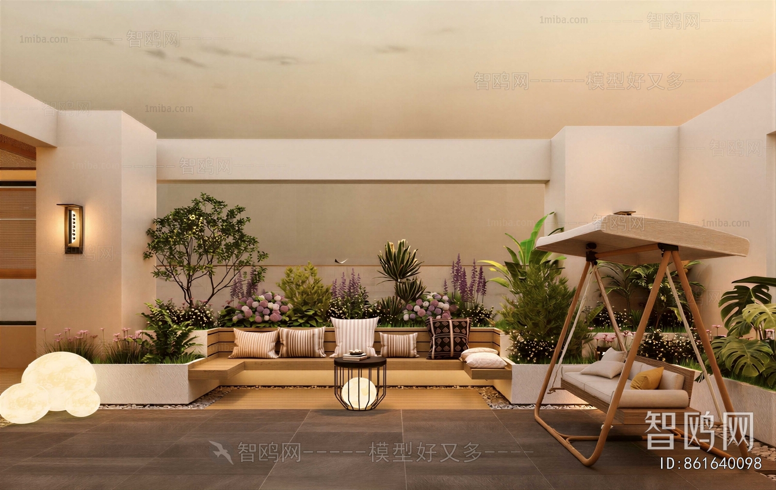 Modern Courtyard/landscape