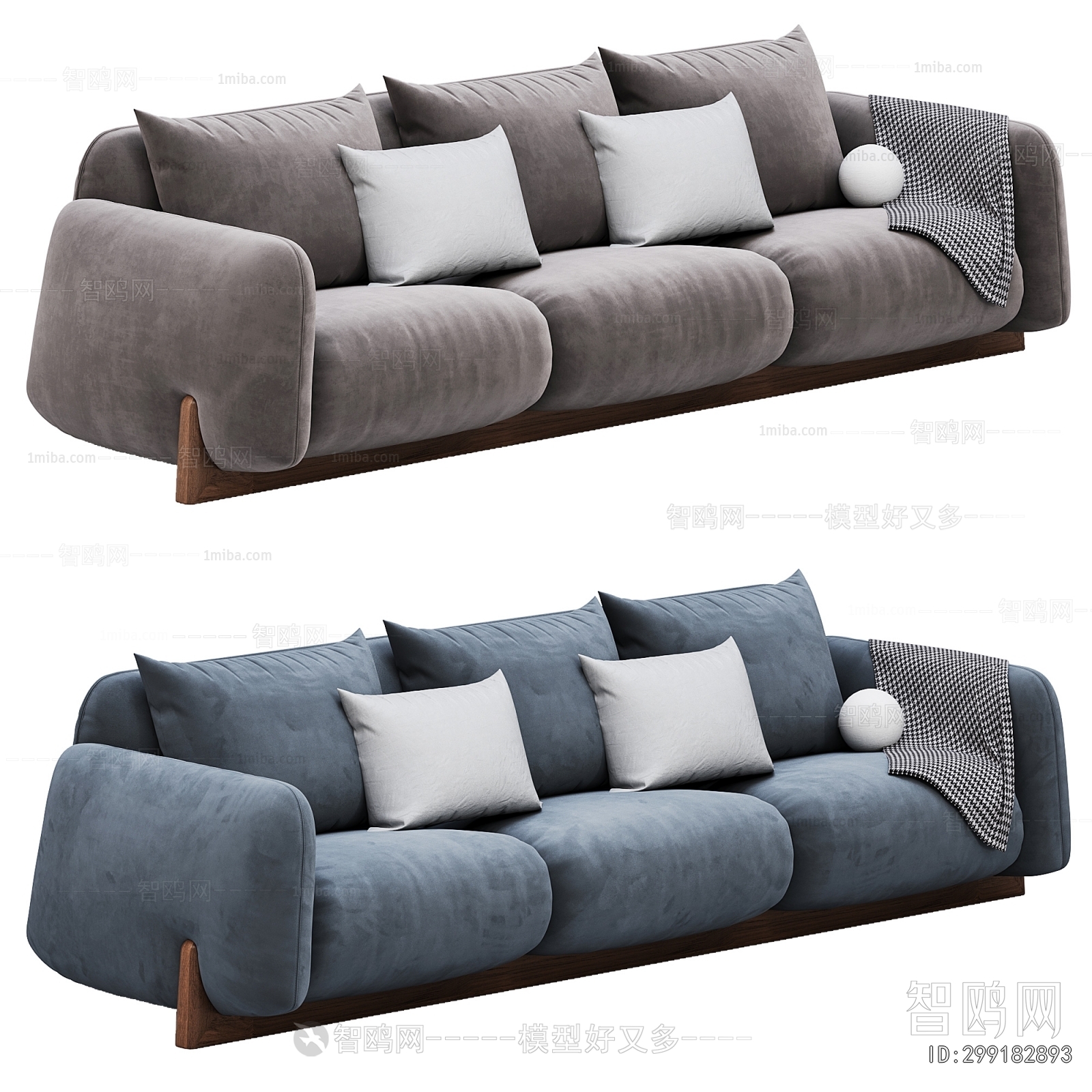 Modern Three-seat Sofa