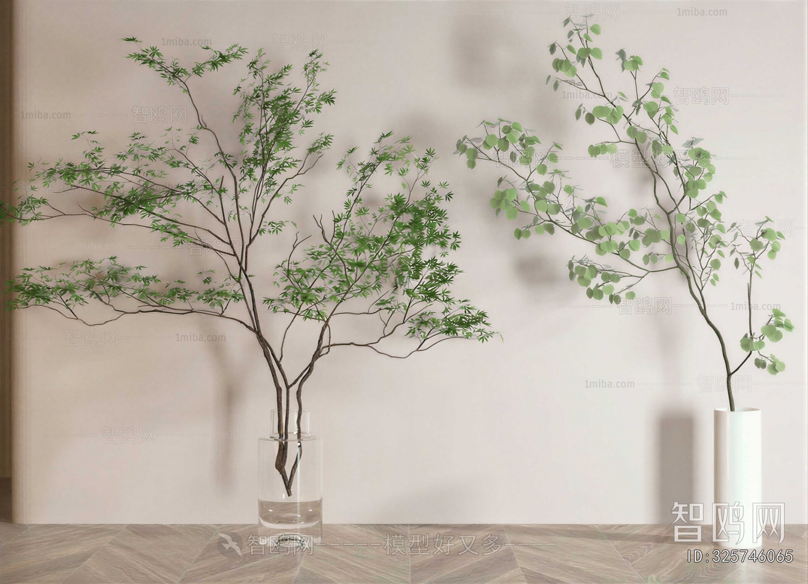 Modern Aquatic Green Plant