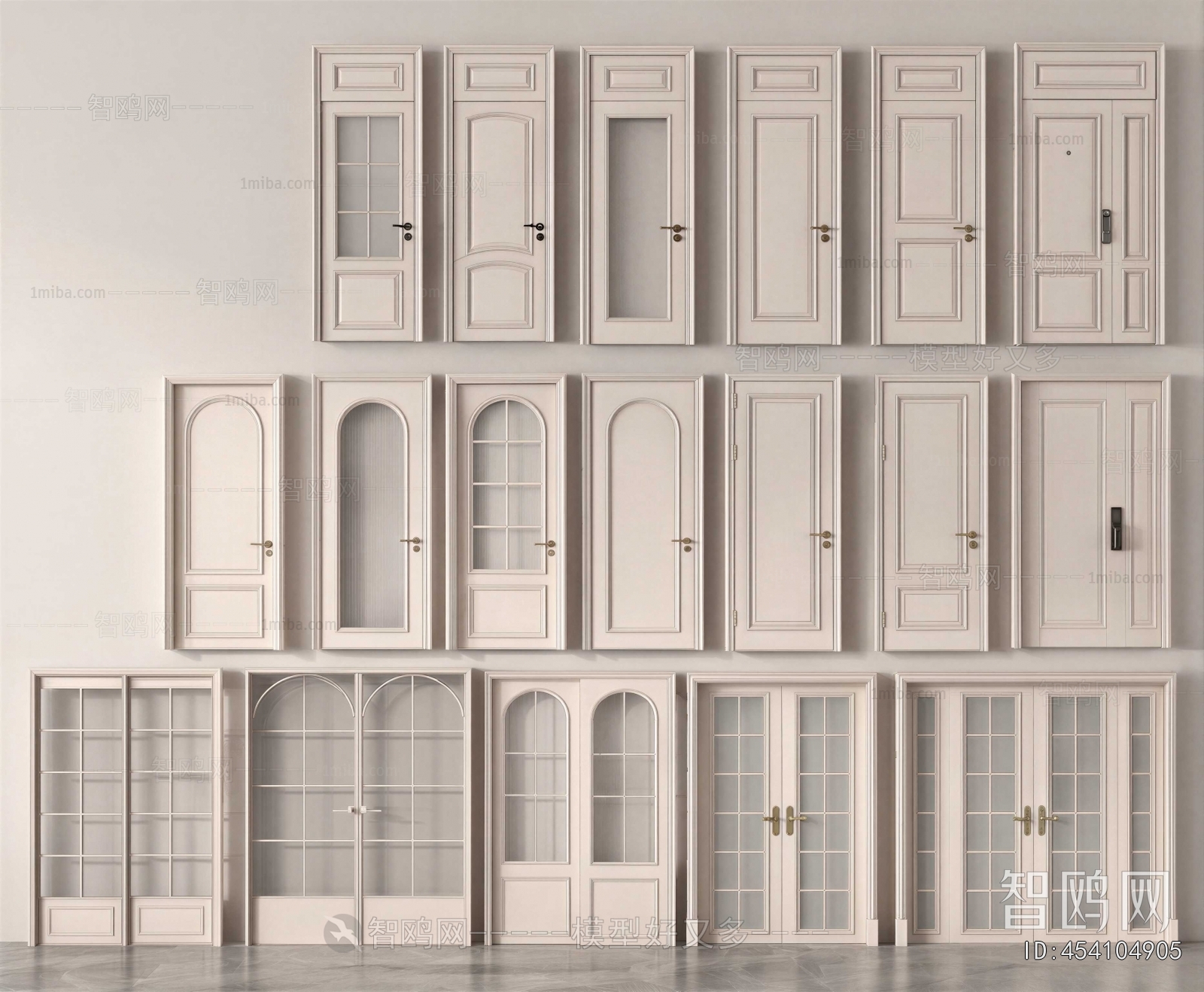 French Style Single Door