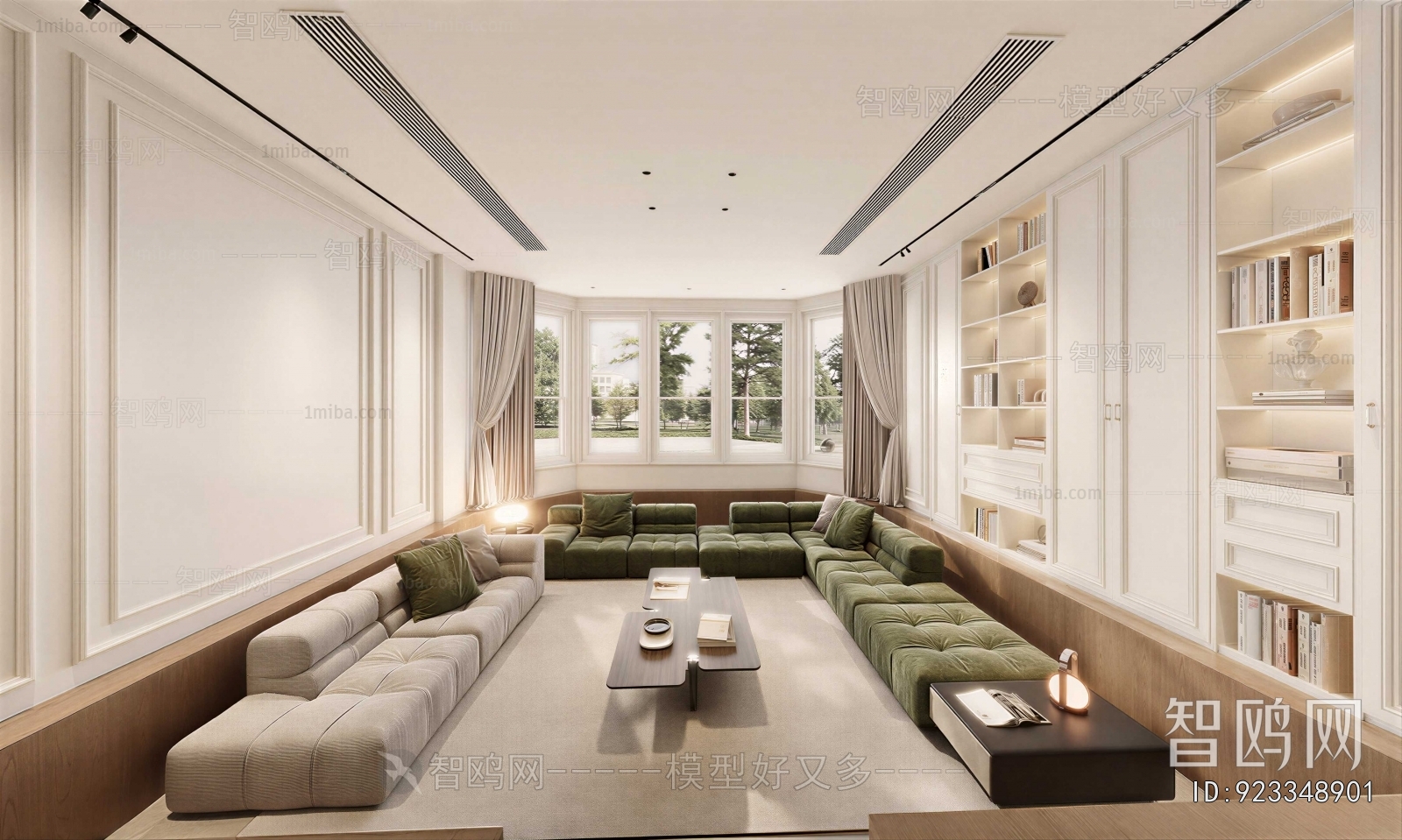 American Style A Living Room