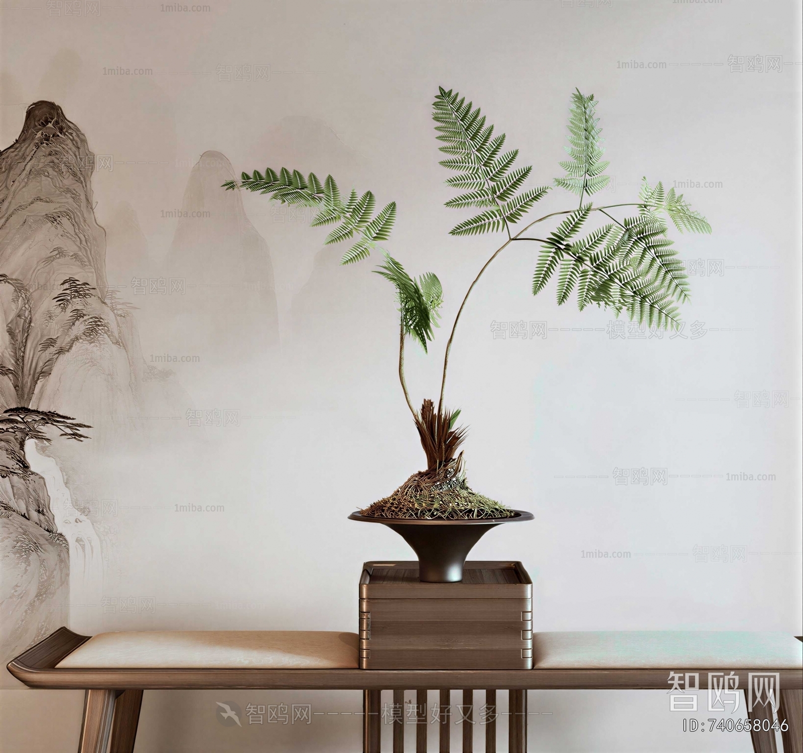 New Chinese Style Bonsai