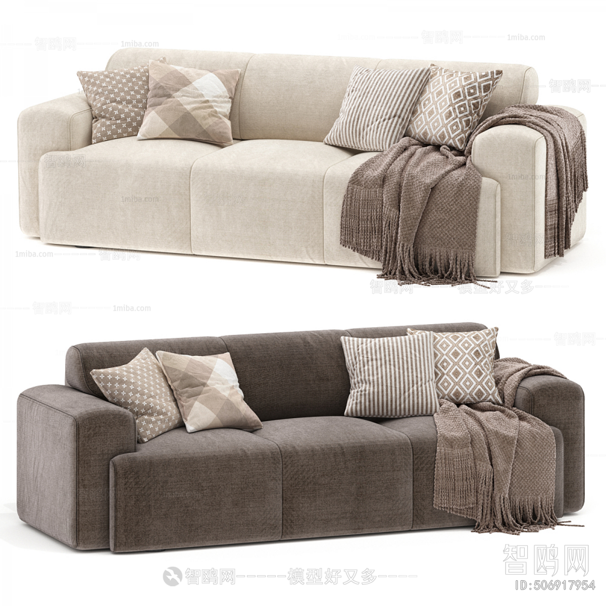 Modern Three-seat Sofa